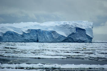 Iceberg formado por hielo desprendido de la plataforma Wilkins.