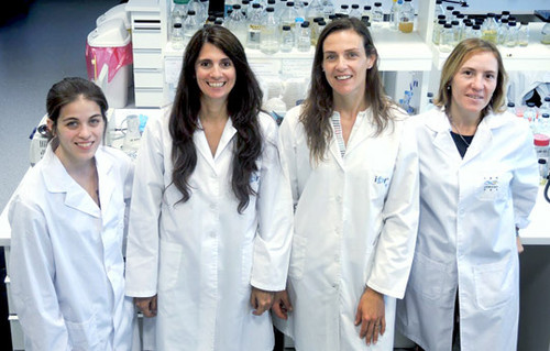 De izquierda a derecha: Ainelén Piazza, Jorgelina Ottado, Betiana Garavaglia y Natalia Gottig. FOTO: IBR