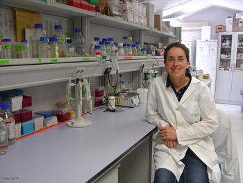 Marta Hernández, responsable del Laboratorio de Biología Molecular del ITACyL.