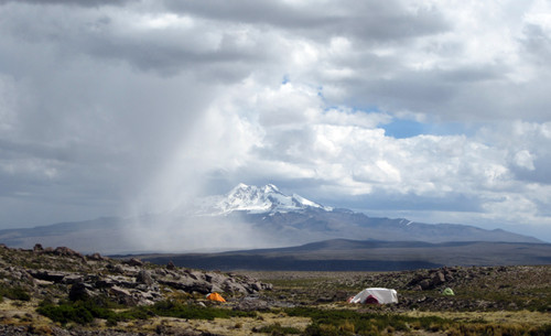 Campamento base en Pucuncho. / Matthew Koehler