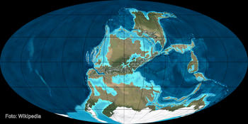 Estado de los continentes hace 300 millones de años.