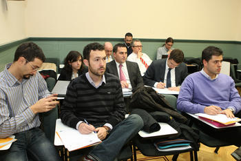 Asistentes al I Partening en Movilidad y Tecnologías Avanzadas (FOTO: Carlos Barrena).