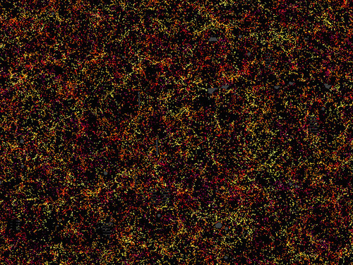Imagen de una vigésima parte del cielo, una porción de 6.000 millones de años luz de ancho./CSIC.