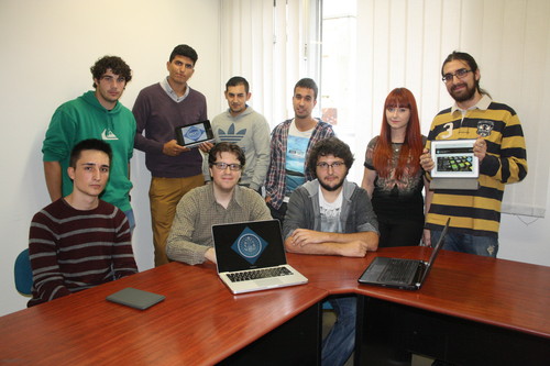 Algunos miembros de la asociación ACM de la Universidad de Salamanca.