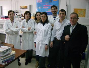 El grupo del profesor Jiménez-Sanchidrián de la Universidad de Córdoba.