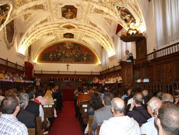 Inauguración del curso en la Universidad Pontificia.