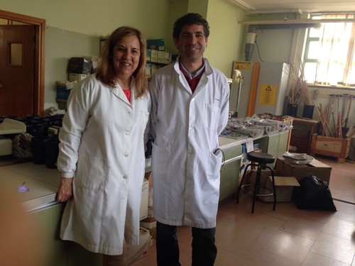 Mercedes Sanchez y Juan Manuel Antolín, investigadores de la Universidad de Valladolid/UVa