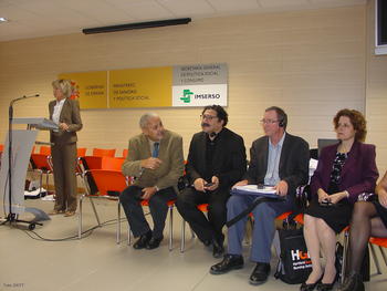 María Isabel González Ingelmo interviene en el encuentro de investigadores internacionales.