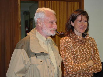 Adolfo Eraso y Carmen Domínguez mienbros de la expedición Glakma