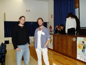 Sergio Blanco y Ricardo Sidrach-Cardona, autores de la exposición sobre cultivos hidropónicos
