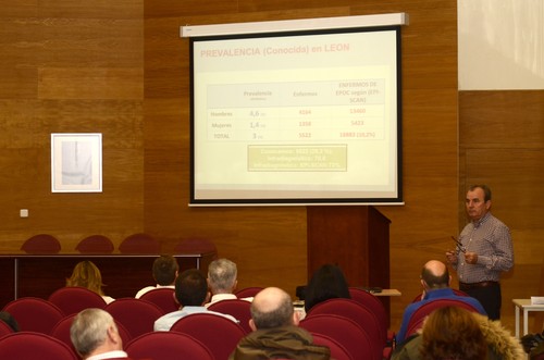 Presentación del estudio sobre EPOC en León.