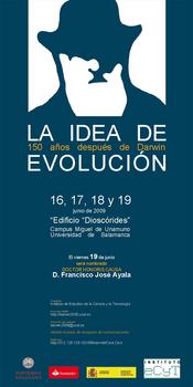 Cartel del Congreso 'La idea de la Evolución'