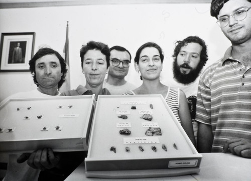 Una de las fotografías de la muestra  '40 años de excavaciones en la Sierra de Atapuerca'/Diario de Burgos