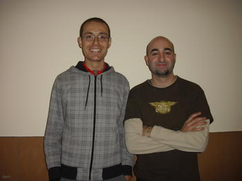 Gerard Oncins y Jordi Díaz, de la Unidad de Técnicas Nanométricas de los Servicios Científico-técnicos de la Universidad de Barcelona