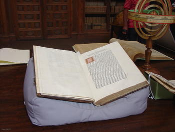 Uno de los libros digitalizados de la Biblioteca General de la Universidad de Salamanca.