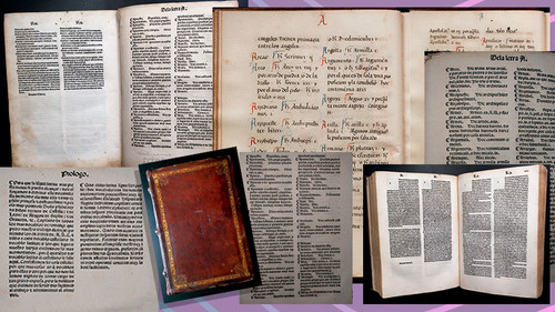 Hallan el diccionario más antiguo de la lengua castellana. Fotos: cortesía de la Princeton University Library (Special Collections) y de la Real Biblioteca del Escorial (Colecciones Reales).