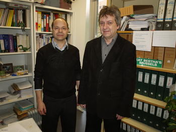 Manuel Sánchez Malmierca, a la izquierda, e Istvan Winkler.