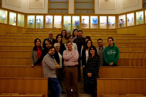 Grupo de investigación dirigido por Vicente Molina, en la Facultad de Medicina de la Universidad de Valladolid.