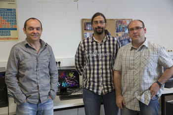 Investigadores de la UJI responsables del proyecto del mapa de enzimas. Foto: UJI.