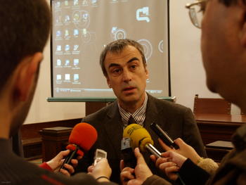 Fernando Pérez Cerdán, jefe de servicio de Modelos de Datos Geocientíficos del Instituto Geológico.