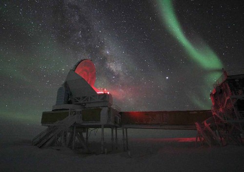 Telescopio del Polo Sur. Foto: Keith Vanderlinde.