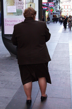 Mujer obesa (Foto: MEC)