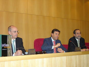 Mariano Torre (izq); Carlos Fernández Carriedo, y Luis Gil Sánchez