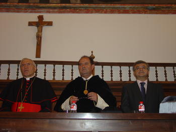 De izquierda a derecha, Rouco Varela, Marceliano Arranz y Juan Casado.