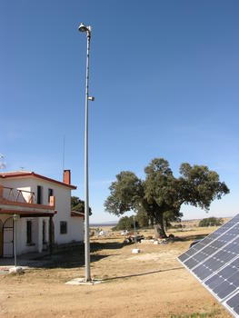 Placas solares en Ávila.