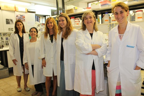 Grupo de investigación de María Medina. Foto: CEU-UCH.