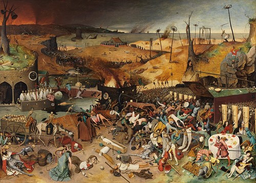 El triunfo de la Muerte, óleo de Pieter Brueghel el Viejo que describe alegóricamente una epidemia de peste.