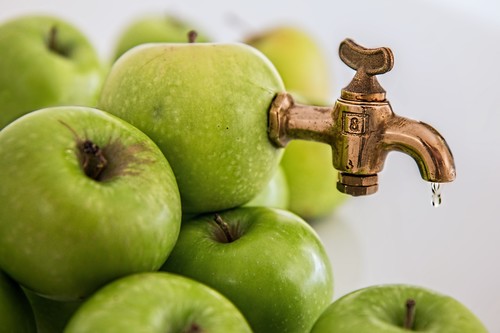 Hasta el 30% de la manzana puede ser desechado en la producción de zumon. / Steve Buissine.