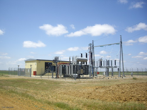 Subestación eléctrica de Payuelos, provincia de León.