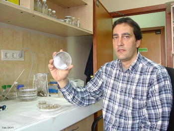 El investigador de la Universidad de León Juan José Rubio.