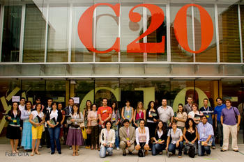 Participantes en el curso sobre Moodle, en el CITA.