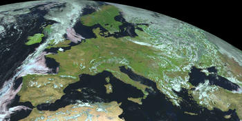 Una Europa sin nubes, en el verano de 2003