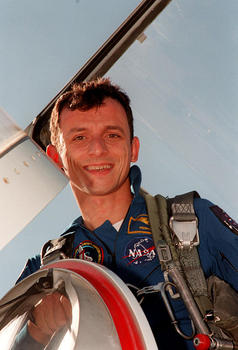 Una imagen de Pedro Duque (Foto: NASA)