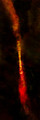AstrÃ³nomos obtuvieron con ALMA la imagen del crecimiento intermitente de una joven protoestrella conocida como CARMA-7. CrÃ©dito: B. Saxton (NRAO/AUI/NSF); A. Plunkett et al.; ALMA (NRAO/ESO/NAOJ)