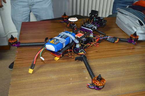 Un dron fabricado por el colectivo La Caja Maker Space Salamanca.