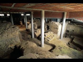 Restos de las termas romanas descubiertas en Astorga (Foto: Ayto Astorga)
