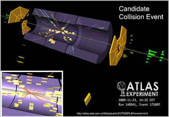 Detector Atlas, parte del Gran Colisionador de Hadrones (LHC).