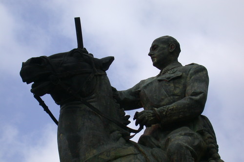 Estatua de Francisco Franco. Foto: INTEF.
