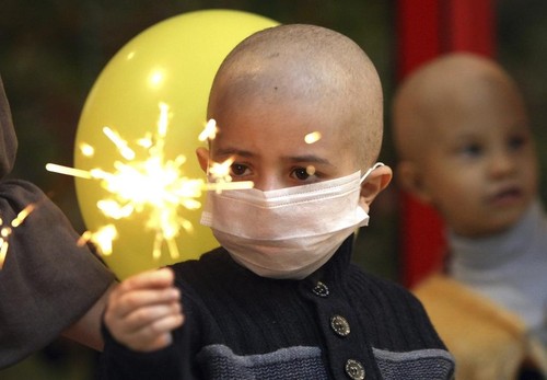 Niños enfermos de cáncer. FOTO: AGENCIA ID.