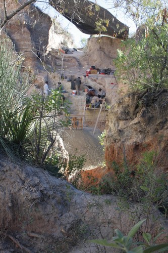 Excavación en Chazumba, México - IPHES.