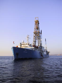 Imágen de 'Joides', barco de prospección oceánica utilizado en campañas anteriores