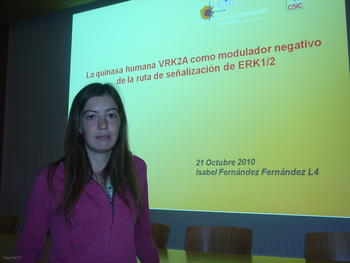 Isabel Fernández, científica del Centro de Investigación del Cáncer de Salamanca.
