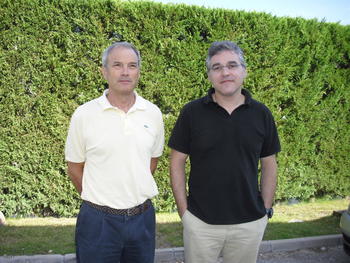 Manuel López y Javier Rodríguez, responsables de Visual Display.