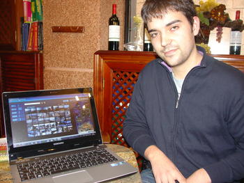 Rubén Vilar, estudiante de la Universidad de Salamanca.