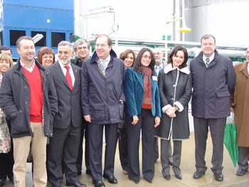Inauguración del Centro de Investigación de Biocombustibles y Bioproductos de Villarejo de Órbigo.
